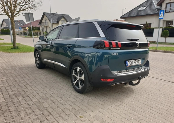 Peugeot 5008 cena 96000 przebieg: 78500, rok produkcji 2018 z Góra małe 137